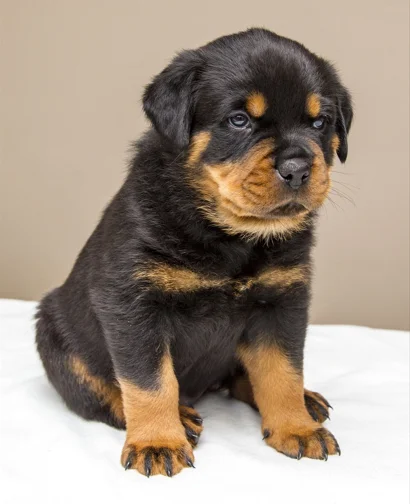 Cachorro de Rottweiler